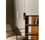 Suspension Andia en aluminium avec finition peinte beige