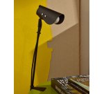 Lampe de bureau avec pince Jula en métal noir