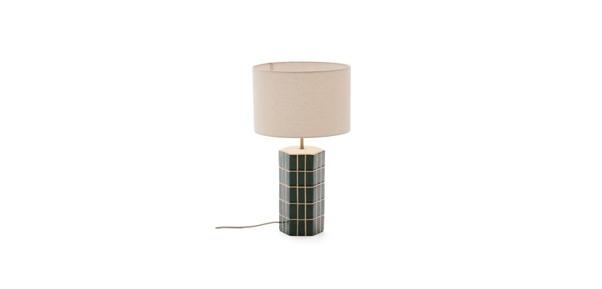 Rue green ceramic table lamp