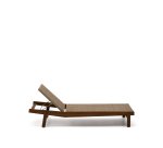 Transat Itani en bois d’acacia et rotin synthétique