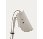 Lampe de bureau avec pince Jula en métal gris