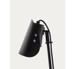Lampe de bureau avec pince Jula en métal noir