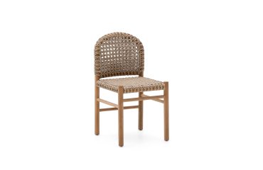 Tavira outdoor chair in solid teak wood