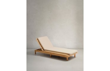 Transat Galea en bois de teck et rotin synthétique FSC 100 %