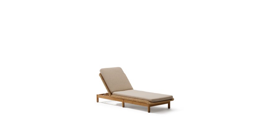 Transat Galea aus Teakholz und synthetischem Rattan
