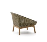 Fauteuil Olbia en rotin synthétique et bois de teck