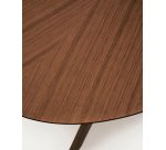 Table Naanim en placage de noyer 180 x 110 cm