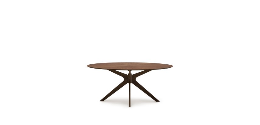 Naanim table in walnut veneer, 180 x 110 cm
