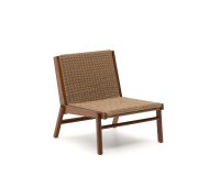 <strong>Itani armchair in acacia wood and synthetic rattan</strong>