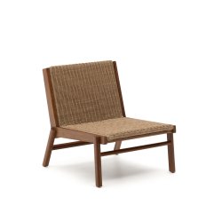 Sessel "Itani" aus Akazienholz und synthetischem Rattan