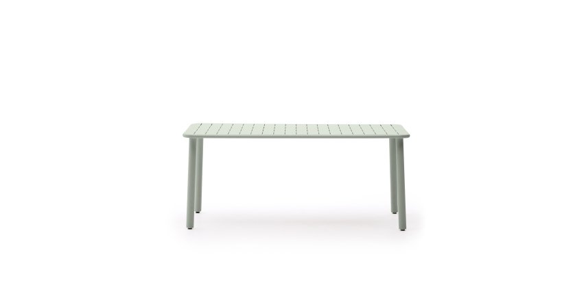 Table d’extérieur Brai en acier galvanisé L.180 x P.90 cm