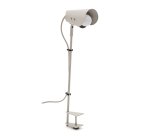 Lampe de bureau avec pince Jula en métal gris