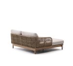 Transat double Catalina en corde beige et bois d’acacia