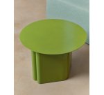 Table d'appoint en fer vert Arvin Ø 55 cm