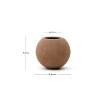 Cache-pot Solna effet terracota Ø 66 cm
