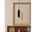 Suspension Andia en aluminium avec finition peinte noire