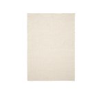 Tapis Mascarell de coton et polyester blanc 160 x 230 cm