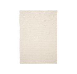 Tappeto Mascarell in cotone e poliestere bianco 160 x 230 cm