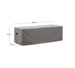 Housse de protection Iria pour mobilier d’extérieur max. 300 x 115 cm