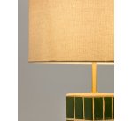 Lampe de table Rue en céramique verte