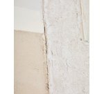 Tableau abstrait Pineda blanc 95 x 95 cm