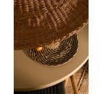 Abat-jour pour suspension Bladia en rotin avec finition ton naturel Ø 70 cm