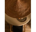 Abat-jour pour suspension Bladia en rotin avec finition ton naturel Ø 70 cm