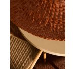 Abat-jour pour suspension Bladia en rotin avec finition terracotta Ø 70 cm