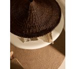 Abat-jour pour suspension Bladia en rotin avec finition marron Ø 70 cm
