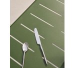 Table d’extérieur Brai en acier galvanisé vert 180 x 90 cm