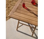 Folding table Dandara in acacia wood 66 x 66cm