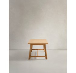 Tavolo Idun in legno impiallacciato e massello di rovere con finitura in tonalità naturale FSC Mix Credit 220 x 100 cm