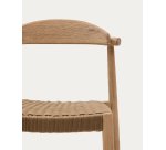 Tabouret Nina bois d'acacia massif hauteur 62 cm