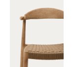 Tabouret Nina bois d'acacia massif hauteur 76 cm