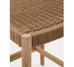 Tabouret Nina bois d'acacia massif hauteur 62 cm