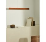 Plafonnier Boadella en aluminium finition peinte terracota