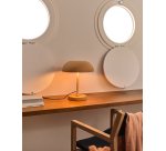 Lampe de table Arinda en terre cuite