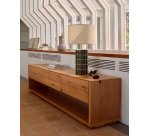 Lampe de table Rue en céramique verte