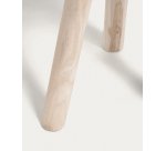 Table d'appoint ronde Glenda en bois massif de teck Ø 35 cm