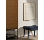 Tableau Durkan en papier recyclé blanc 50 x 70 cm