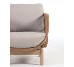 Fauteuil Catalina - corde - bois massif d'acacia