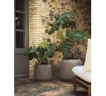 Cache-pot Lira effet terracota Ø 53 cm