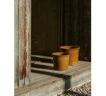 Ensemble Presili de 2 pots de fleurs en céramique, vernissé Ø 37 / 47 cm