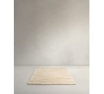 Tapis Nak jacquard en laine écru 200 x 300 cm