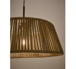 Aldet ceiling lampshade in beige mottled rope cord Ø46cm