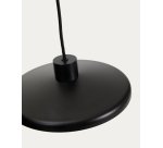 Suspension Nuvira en métal noir satiné