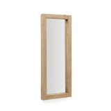 Miroir Maden en bois avec finition naturelle  50 x 120 cm
