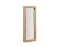 Miroir Maden en bois avec finition naturelle  50 x 120 cm