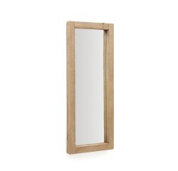 Miroir Maden en bois avec finition naturelle  50 x 120 cm