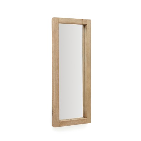 Miroir Maden en bois avec finition naturelle  50 x 120 cm